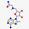 2-[{[(2r,3s,4r,5r)-5-(6-Amino-8-Methyl-9h-Purin-9-Yl)-3,4-Dihydroxytetrahydrofuran-2-Yl]methyl}(Methyl)amino]acetamide