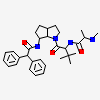 N-[(3aR,6S,6aS)-1-(N-methyl-L-alanyl-3-methyl-L-valyl)octahydrocyclopenta[b]pyrrol-6-yl]-2,2-diphenylacetamide