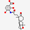 3-({3-[(1S,4aS,6S,7S,9S,9aR)-1,6-dimethyl-2-oxodecahydro-6,9-epoxy-4a,7-methanobenzo[7]annulen-1-yl]propanoyl}amino)-2,4-dihydroxybenzoic acid