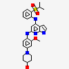 1-(4-(4-(2-(Isopropylsulfonyl)phenylamino)-1h-Pyrrolo[2,3-B]pyridin-6-Ylamino)-3-Methoxyphenyl)piperidin-4-Ol