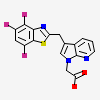 2-(3-((4,5,7-trifluorobenzo[d]thiazol-2-yl)methyl)-1H-pyrrolo[2,3-b]pyridin-1-yl)acetic acid