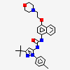 1-(5-tert-butyl-2-p-tolyl-2h-pyrazol-3-yl)-3-[4-(2-morpholin-4-yl-ethoxy)-naphthalen-1-yl]-urea