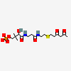 N-{2-[(3,5-dioxohexyl)sulfanyl]ethyl}-N~3~-[(2S)-2-hydroxy-3,3-dimethyl-4-(phosphonooxy)butanoyl]-beta-alaninamide