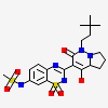 N-{3-[1-(3,3-Dimethyl-butyl)-4-hydroxy-2-oxo-1,2,4a,5,6,7-hexahydro-pyrrolo[1,2-b]pyridazin-3-yl]-1,1-dioxo-1,2-dihydro -1lambda6-benzo[1,2,4]thiadiazin-7-yl}-methanesulfonamide