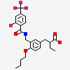 (2s)-2-{4-Butoxy-3-[({[2-Fluoro-4-(Trifluoromethyl)phenyl]carbonyl}amino)methyl]benzyl}butanoic Acid