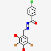 4-Chloro-N'-[(1e)-(3,5-Dibromo-2,4-Dihydroxyphenyl)methylidene]benzohydrazide