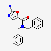 2-amino-n,n-bis(phenylmethyl)-1,3-oxazole-5-carboxamide