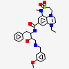N-{(1S,2R)-1-BENZYL-2-HYDROXY-3-[(3-METHOXYBENZYL)AMINO]PROPYL}-8-ETHYL-1-METHYL-3,4,7,8-TETRAHYDRO-1H,6H-[1,2,5]THIADIAZEPINO[5,4,3-DE]QUINOXALINE-10-CARBOXAMIDE 2,2-DIOXIDE
