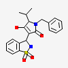 (5S)-1-benzyl-3-(1,1-dioxido-1,2-benzisothiazol-3-yl)-4-hydroxy-5-(1-methylethyl)-1,5-dihydro-2H-pyrrol-2-one