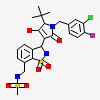 N-({3-[(5S)-5-tert-butyl-1-(3-chloro-4-fluorobenzyl)-4-hydroxy-2-oxo-2,5-dihydro-1H-pyrrol-3-yl]-1,1-dioxido-1,2-benzis othiazol-7-yl}methyl)methanesulfonamide