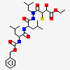 ethyl (5S,8S,14S)-14-hydroxy-5,8,11-tris(2-methylpropyl)-3,6,9,12-tetraoxo-1-phenyl-2-oxa-4,7,10,11-tetraazapentadecan-15-oate