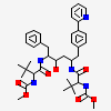 Methyl [(1s,4s,5s,7s,10s)-4-benzyl-1,10-di-tert-butyl-5-hydroxy-2,9,12-trioxo-7-(4-pyridin-2-ylbenzyl)-13-oxa-3,8,11-triazatetradec-1-yl]carbamate