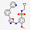 N-(CYCLOPROPYLMETHYL)-4-(METHYLOXY)-3-({5-[3-(3-PYRIDINYL)PHENYL]-1,3-OXAZOL-2-YL}AMINO)BENZENESULFONAMIDE