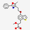 (2s)-2-methoxy-3-{4-[2-(5-methyl-2-phenyl-1,3-oxazol-4-yl)ethoxy]-1-benzothiophen-7-yl}propanoic Acid