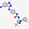 1-{4-[(6-aminoquinazolin-4-yl)amino]phenyl}-3-[3-tert-butyl-1-(3-methylphenyl)-1H-pyrazol-5-yl]urea