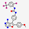 N-{4-[4-AMINO-6-(4-METHOXYPHENYL)FURO[2,3-D]PYRIMIDIN-5-YL]PHENYL}-N'-[2-FLUORO-5-(TRIFLUOROMETHYL)PHENYL]UREA