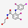 (5s)-4,5-difluoro-6-[(2-fluoro-4-iodophenyl)imino]-n-(2-hydroxyethoxy)cyclohexa-1,3-diene-1-carboxamide