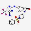 5-{[4-{[2-(pyrrolidin-1-ylsulfonyl)benzyl]amino}-5-(trifluoromethyl)pyrimidin-2-yl]amino}-1,3-dihydro-2h-indol-2-one