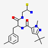 Nalpha-[(3-tert-butyl-1-methyl-1H-pyrazol-5-yl)carbonyl]-N-[(2Z)-2-iminoethyl]-3-methyl-L-phenylalaninamide