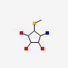 (1r,2r,3r,4s,5r)-4-Amino-5-(Methylthio)cyclopentane-1,2,3-Triol