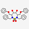 2,7-dibenzyl-1,1-dioxo-3,6-bis-phenoxymethyl-[1,2,7]thiadiazepane-4,5-diol