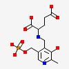 4-[(1,3-DICARBOXY-PROPYLAMINO)-METHYL]-3-HYDROXY-2-METHYL-5-PHOSPHONOOXYMETHYL-PYRIDINIUM