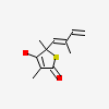 4-hydroxy-3,5-dimethyl-5-(2-methyl-buta-1,3-dienyl)-5h-thiophen-2-one