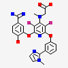 N-[2-[5-[amino(Imino)methyl]-2-Hydroxyphenoxy]-3,5-Difluoro-6-[3-(4,5-Dihydro-1-Methyl-1h-Imidazol-2-Yl)phenoxy]pyridin-4-Yl]-N-Methylglycine