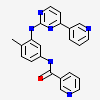 N-[4-methyl-3-[[4-(3-pyridinyl)-2-pyrimidinyl]amino]phenyl]-3-pyridinecarboxamide