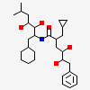 (2R,4S,5S)-N-[(2S,3R,4S)-1-cyclohexyl-3,4-dihydroxy-6-methylheptan-2-yl]-2-(cyclopropylmethyl)-4,5-dihydroxy-6-phenylhexanamide