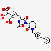 2-{4-[2-ACETYLAMINO-2-(1-BIPHENYL-4-YLMETHYL-2-OXO-AZEPAN-3-YLCARBAMOYL)-ETHYL]-2-CARBOXY-PHENYL}-MALONIC ACID