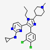 CYCLOPROPYL-{4-[5-(3,4-DICHLOROPHENYL)-2-[(1-METHYL)-PIPERIDIN]-4-YL-3-PROPYL-3H-IMIDAZOL-4-YL]-PYRIMIDIN-2-YL}AMINE