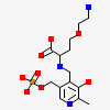 (2E,3E)-4-(2-aminoethoxy)-2-[({3-hydroxy-2-methyl-5-[(phosphonooxy)methyl]pyridin-4-yl}methyl)imino]but-3-enoic acid