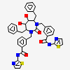 [4R-(4ALPHA,5ALPHA,6BETA,7BETA)]-3,3'-[[TETRAHYDRO-5,6-DIHYDROXY-2-OXO-4,7-BIS(PHENYLMETHYL)-1H-1,3-DIAZEPINE-1,3(2H)-DIYL] BIS(METHYLENE)]BIS[N-2-THIAZOLYLBENZAMIDE]