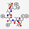N-(1-Benzyl-2,3-Dihydroxy-4-{3-Methyl-2-[2-(2-Methyl-Propane-2-Sulfonylmethyl)-3-Naphthalen-1-Yl-Propionylamino]-Butyrylamino}-5-Phenyl-Pentyl)-3-Methyl-2-[2-(2-Methyl-Propane-2-Sulfonylmethyl)-3-Naphthalen-1-Yl-Propionylamino]-Butyramide