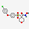 4-[4-(4-CHLORO-PHENOXY)-BENZENESULFONYLMETHYL]-TETRAHYDRO-PYRAN-4-CARBOXYLIC ACID HYDROXYAMIDE