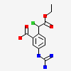 Ethyl-(2-Carboxy-4-Guanidinium-Phenyl)-Chloroacetate