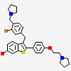 3-(3-Bromo-4-Pyrrolidin-1-Ylmethyl-Benzyl)-2-[4-Pyrrolidin-1-Yl-Ethoxy)-Phenyl]-Benzo[b]thiophen-6-Ol