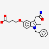 4-(1-benzyl-3-carbamoylmethyl-2-methyl-1h-indol-5-yloxy)-butyric Acid