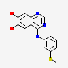 4-[3-methylsulfanylanilino]-6,7-dimethoxyquinazoline