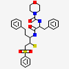 3-[[n-[morpholin-n-yl]-carbonyl]-phenylalaninyl-amino]-5- Phenyl-pentane-1-sulfonylbenzene