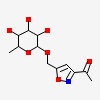 [(3E)-3-(1-hydroxyethylidene)-2,3-dihydroisoxazol-5-yl]methyl 6-deoxy-alpha-L-galactopyranoside