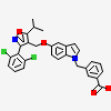 3-[(5-{[3-(2,6-dichlorophenyl)-5-(1-methylethyl)isoxazol-4-yl]methoxy}-1H-indol-1-yl)methyl]benzoic acid