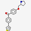 {4-[(2r)-pyrrolidin-2-ylmethoxy]phenyl}(4-thiophen-3-ylphenyl)methanone