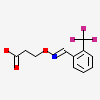 3-[({(1E)-[2-(trifluoromethyl)phenyl]methylidene}amino)oxy]propanoic acid