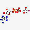 [(2R,3S,4R,5R)-5-(6-amino-9H-purin-9-yl)-3,4-dihydroxytetrahydrofuran-2-yl]methyl [(2R,3R,4S)-4-fluoro-3-hydroxytetrahydrofuran-2-yl]methyl dihydrogen diphosphate