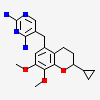 5-[[(2R)-2-cyclopropyl-7,8-dimethoxy-2H-chromen-5-yl]methyl]pyrimidine-2,4-diamine