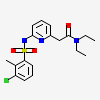 2-(6-{[(3-chloro-2-methylphenyl)sulfonyl]amino}pyridin-2-yl)-N,N-diethylacetamide
