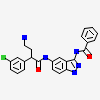 N-(5-{[(2s)-4-Amino-2-(3-Chlorophenyl)butanoyl]amino}-1h-Indazol-3-Yl)benzamide