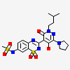 N-{3-[5-hydroxy-2-(3-methylbutyl)-3-oxo-6-pyrrolidin-1-yl-2,3-dihydropyridazin-4-yl]-1,1-dioxido-2H-1,2,4-benzothiadiazin-7-yl}methanesulfonamide